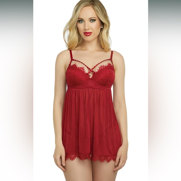 Dreamgirl - Womens Gown And G-String Set Lingerie main image 1